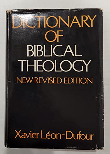 Beispielbild fr Dictionary of Biblical Theology zum Verkauf von ThriftBooks-Atlanta