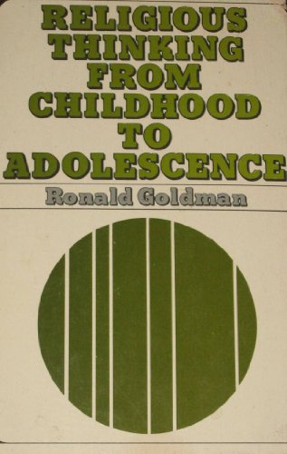 9780816420612: Religious Thinking from Childhood to Adolescence (Seabury Paperback, Sp 53)