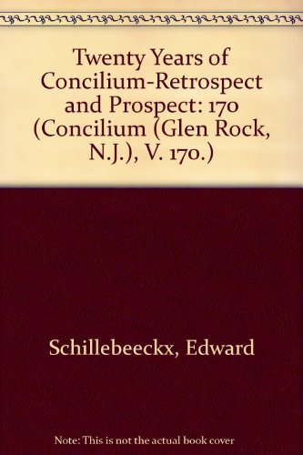 Stock image for Twenty Years of Concilium-Retrospect and Prospect for sale by Crossroad Books
