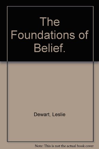 9780816425495: The Foundations of Belief.