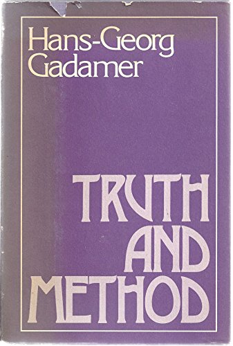 9780816492206: Truth and Method (A Continuum Book)