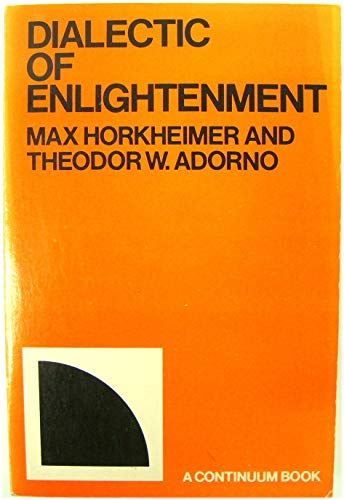 Stock image for Dialectic of enlightenment (A Continuum book) for sale by HPB-Ruby