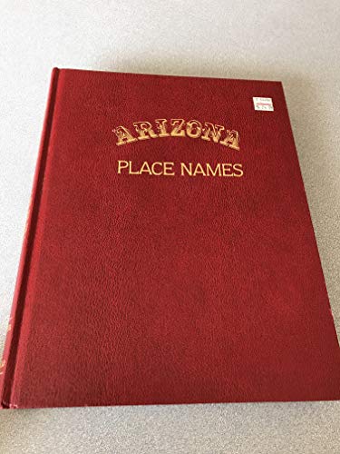 9780816500093: Arizona Place Names