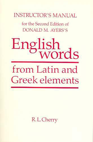 

English Words Instructor's Manual Format: Paperback