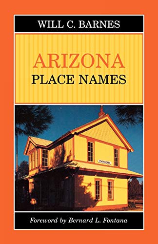 Beispielbild fr Arizona Place Names zum Verkauf von Books From California