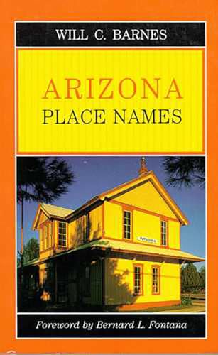 9780816510740: Arizona Place Names [Idioma Ingls]