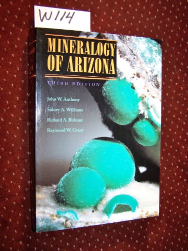 Stock image for Mineralogy of Arizona for sale by Eyebrowse Books, MWABA