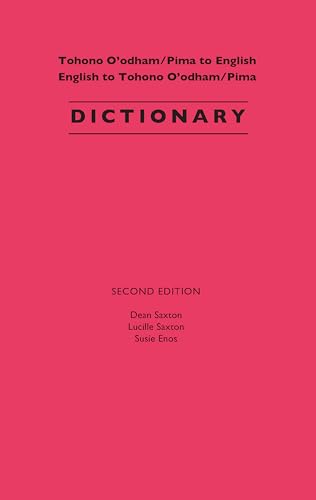 Beispielbild fr Tohono O'odham/Pima to English, English to Tohono O'odham/Pima Dictionary zum Verkauf von Books From California