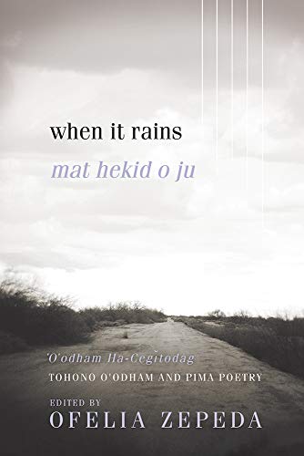 Stock image for When It Rains: Tohono O'odham and Pima Poetry (Sun Tracks) for sale by Lakeside Books
