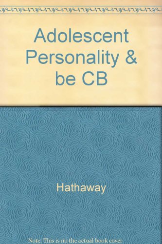 9780816603107: Adolescent Personality & be CB