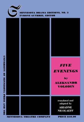 Imagen de archivo de Five Evenings a la venta por ThriftBooks-Dallas