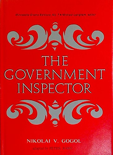 Imagen de archivo de Government Inspector (Minnesota drama editions No. 7) a la venta por G.F. Wilkinson Books, member IOBA