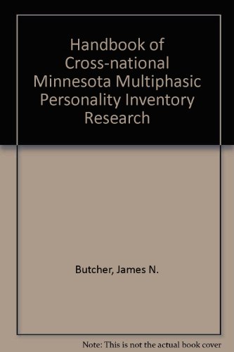 Stock image for A handbook of cross-national MMPI research for sale by A Squared Books (Don Dewhirst)