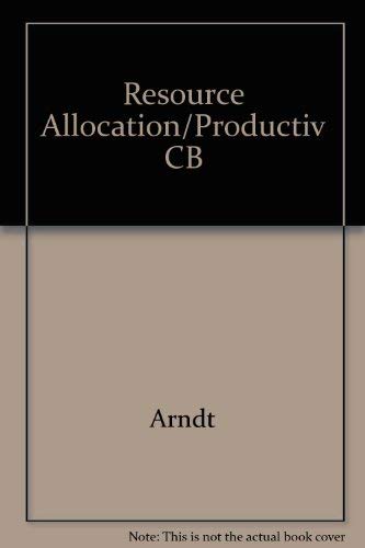 Stock image for Resource Allocation and Productivity in National and International Agricultural Research for sale by Better World Books
