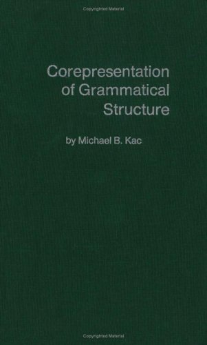 Stock image for Corepresentation of Grammatical Structure for sale by The Bookseller
