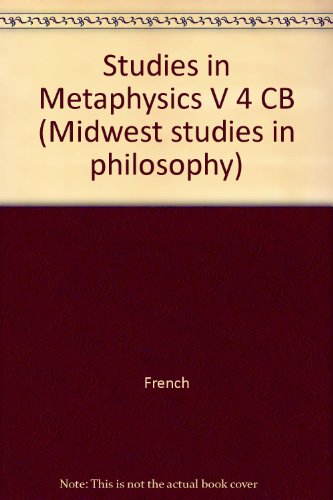 9780816608874: Studies in Metaphysics V 4 CB