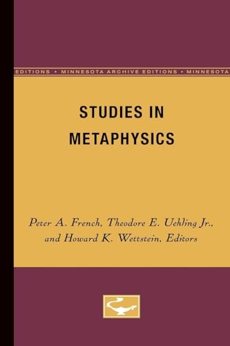 Stock image for Studies in Metaphysics for sale by Better World Books