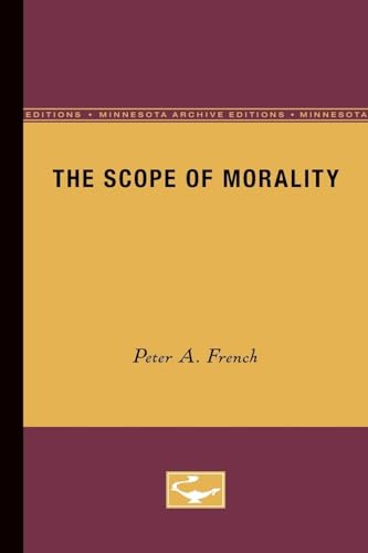 Imagen de archivo de The Scope of Morality a la venta por A Good Read, LLC