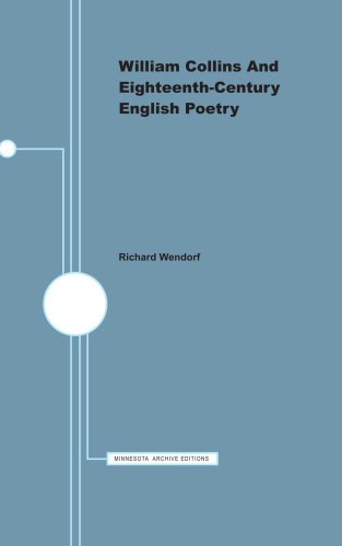 Beispielbild fr William Collins and Eighteenth-Century English Poetry. zum Verkauf von Brentwood Books