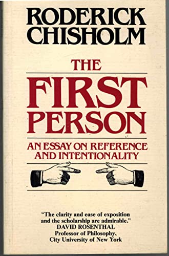 Beispielbild fr The First Person: An Essay on Reference and Intentionality zum Verkauf von Zoom Books Company