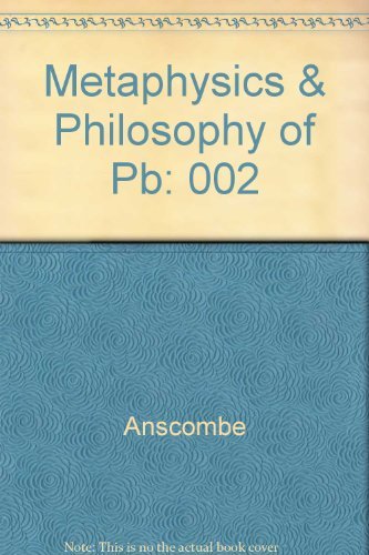9780816610815: Metaphysics & Philosophy of Pb: 002