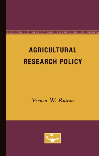 Imagen de archivo de Agricultural Research Policy a la venta por Better World Books