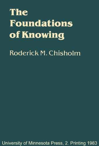 Stock image for The Foundations of Knowing for sale by Reader's Corner, Inc.