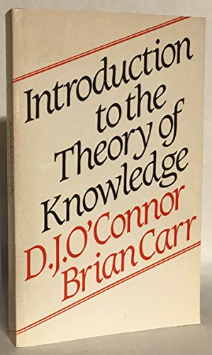 Beispielbild fr Introduction to the Theory of Knowledge zum Verkauf von Better World Books