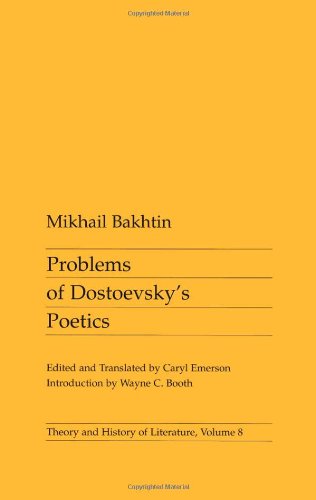 9780816612277: Problems of Dostoevsky's Poetics: 8 (Theory & History of Literature S.)