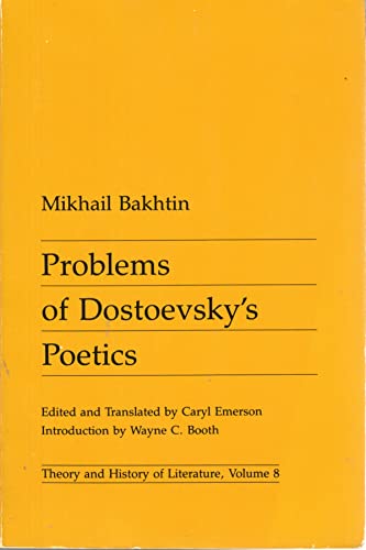 9780816612284: Problems of Dostoevsky's Poetics