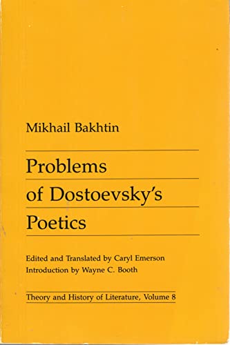 Stock image for Problems of Dostoevsky's Poetics: Volume 8 for sale by ThriftBooks-Atlanta
