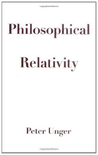 Beispielbild fr Philosophical Relativity zum Verkauf von Row By Row Bookshop