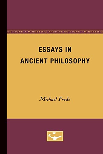 Stock image for Essays in Ancient Philosophy for sale by ThriftBooks-Atlanta