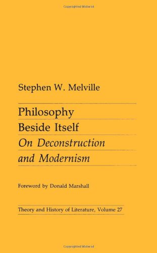 Beispielbild fr Philosophy Beside Itself : On Deconstruction and Modernism zum Verkauf von Better World Books