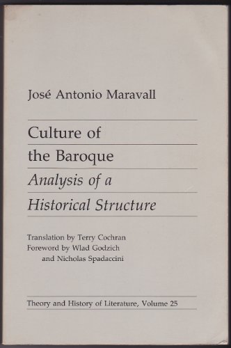 Beispielbild fr Culture of the Baroque: Analysis of a Historical Structure zum Verkauf von Moe's Books