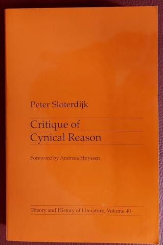 9780816615865: Critique of Cynical Reason