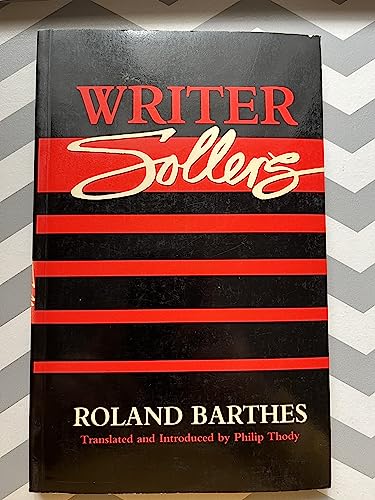 Stock image for Writer Sollers for sale by ThriftBooks-Dallas