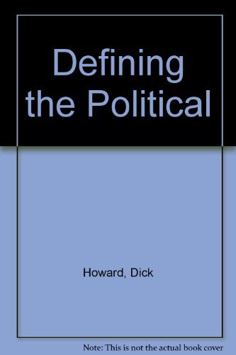 Imagen de archivo de Defining the Political a la venta por HPB-Red