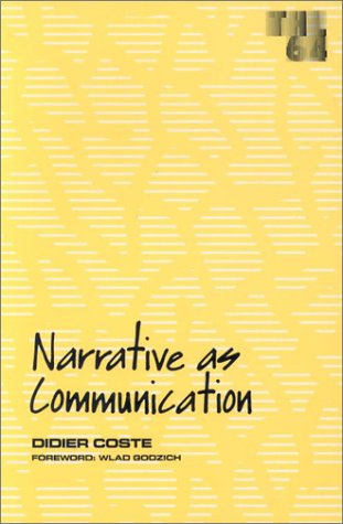 Stock image for Narrative as Communication for sale by Better World Books