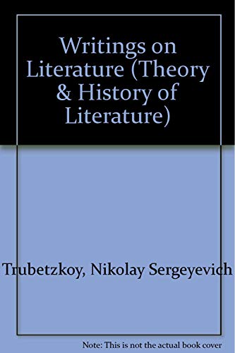 Imagen de archivo de Stock Image Writings on Literature: Theory and History of Literature, Volume 72 a la venta por Edmonton Book Store