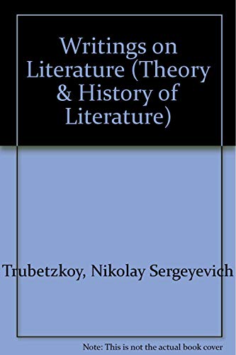 Stock image for Writings on Literature: Theory and History of Literature, Volume 72 for sale by Dan Pope Books