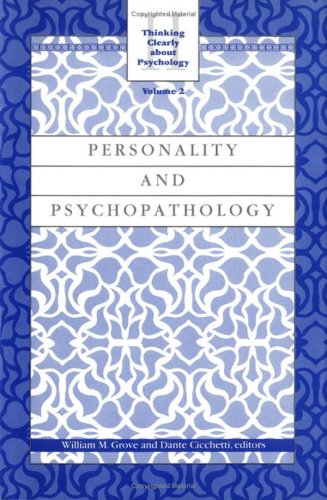 Beispielbild fr Thinking Clearly About Psychology, Volume 2: Personality and Psychophatholgy zum Verkauf von HPB-Red