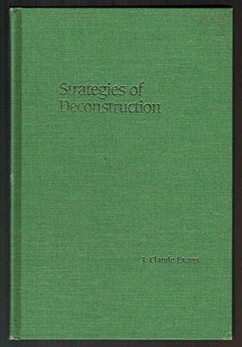 Beispielbild fr Strategies of deconstruction : Derrida and the myth of the voice. zum Verkauf von Wissenschaftliches Antiquariat Kln Dr. Sebastian Peters UG