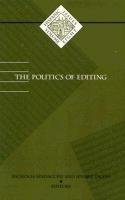 Imagen de archivo de Politics Of Editing (Institute for Adminstrative Officers of Higher Ins) a la venta por Ergodebooks