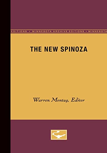 9780816625413: The New Spinoza: Volume 11 (Theory Out Of Bounds)