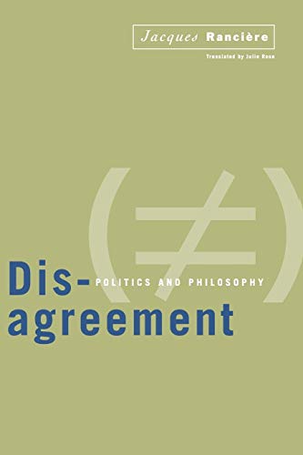 Beispielbild fr Disagreement - Politics And Philosophy zum Verkauf von PBShop.store UK