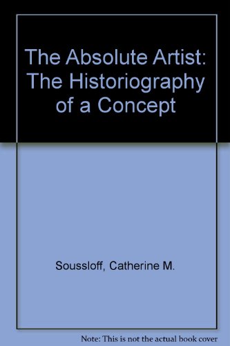 9780816628964: The Absolute Artist: The Historiography of a Concept