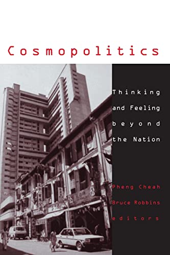 Stock image for Cosmopolitics: Thinking and Feeling beyond the Nation (Studies in Classical Philology) for sale by Open Books