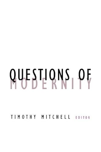 Immagine dell'editore per Questions of Modernity venduto da Better World Books