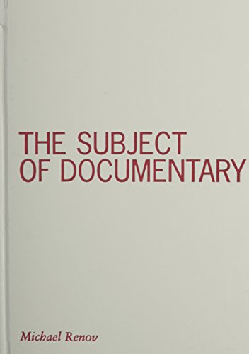 9780816634408: The Subject of Documentary